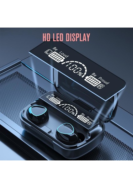 Bluetooth Tws Kablosuz Suya Dayanıklı Bluetooth 5.1 Dijital Ekranlı Kulaklık (Yurt Dışından) fırsatları