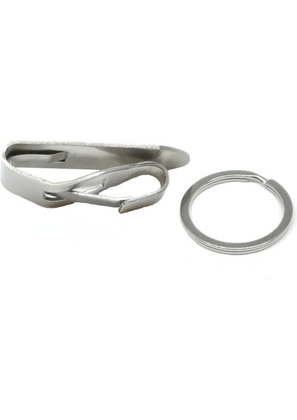 Pantolon Kemerine Takılan Komple Metal Anahtarlık 1 Adet