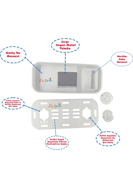 Petek Üstü Parfüm ve Koku Hazneli Kalorifer Suluğu Nemlendirici Petek Suluğu 1 Adet fırsatları