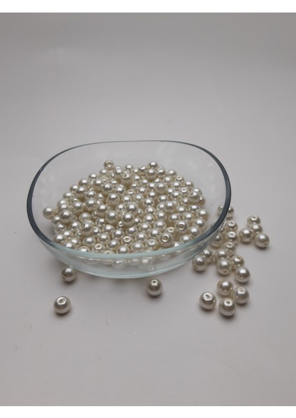 8 mm Plastik Inci (1 Pakette 200 Gr)