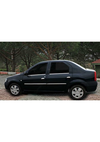 Dacia Logan FAZ 2 Krom Cam Çıtası 4 Parça 2008-2017 Arası modelleri