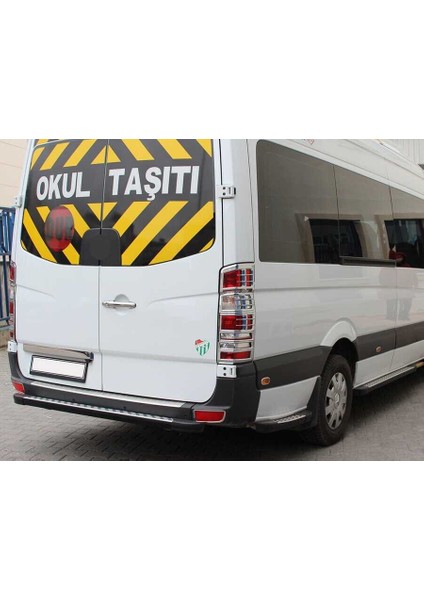 VW Crafter Krom Arka Reflektör Çerçevesi 2 Parça 2006-2017 Arası