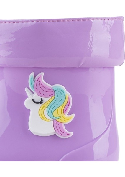 Bimbi Unicornio Çocuk Mor Çizme