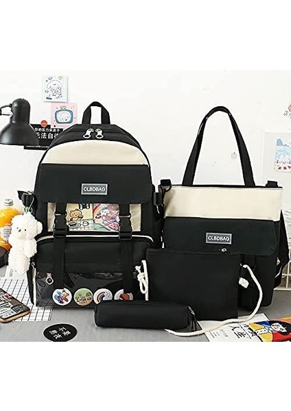 Clbdbag 4 Parça Sevimli Öğrenci Okul Sırt Çantası (Yurt Dışından) fiyatları