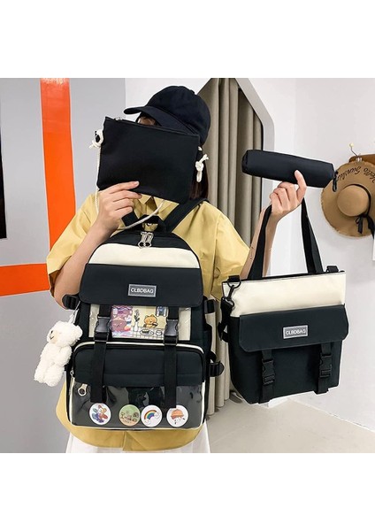 Clbdbag 4 Parça Sevimli Öğrenci Okul Sırt Çantası (Yurt Dışından) modelleri