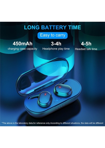 Tws Kablosuz Bluetooth Dokunmatik Kontrollü Kulaklık (Yurt Dışından)