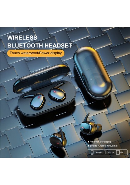 Tws Kablosuz Bluetooth Dokunmatik Kontrollü Kulaklık (Yurt Dışından)