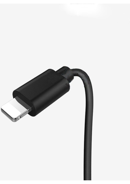 iPhone Uyumlu iPad Lightning USB Şarj ve Data Kablosu - 1 Metre Siyah