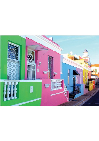 South African Colorful Houses 1000 Parça Puzzle