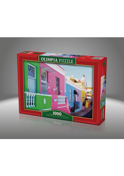 South African Colorful Houses 1000 Parça Puzzle