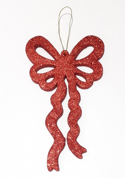 Funworld Yılbaşı Yeni Yıl Çam Ağacı Süs Kelebek Eva Süs Kırmız