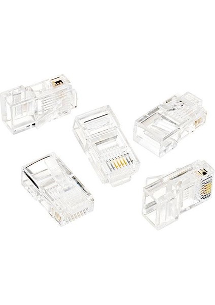 Yeni Nesil Pense+50 Adet Yeni Nesil Cat6 Jak 8P8C/RJ-45, 6P4C/RJ11