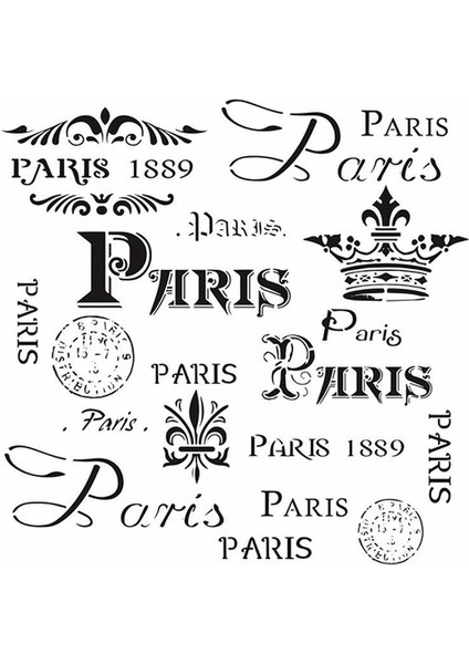 HD010 Home Dekor Stencil 45X45