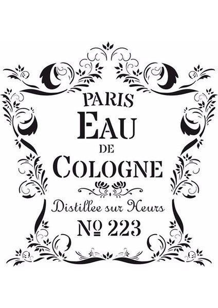 Home Decor Stencıl Hd-29 45X45