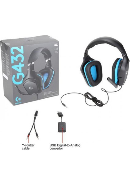 Logıtech G432 Kablolu Gaming Kulaklık 981-000770