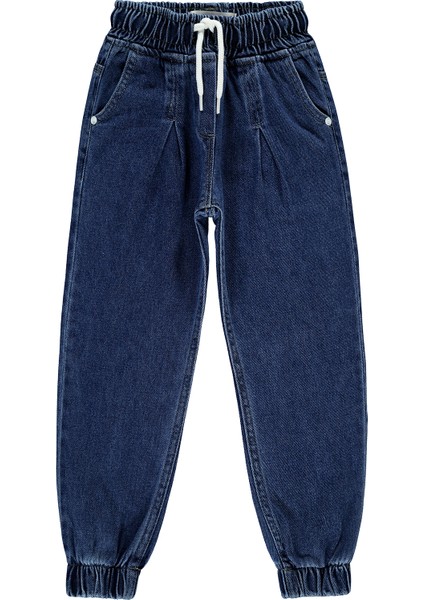 Kız Çocuk Pantolon 6-9 Yaş Açık Mavi Pamuklu Model Türkiye Üretimi