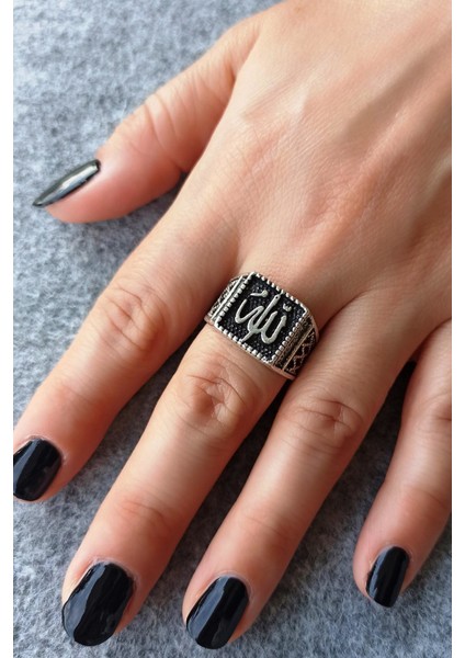 Antik Gümüş Kaplama Özel Şekilli El Yapımı Ayarlanabilir Yüzük fiyatları