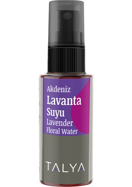 Akdeniz Lavanta Suyu, %100 Saf, Doğal ve Katıksız, Sprey Şişe, Ferahlatıcı Etkili Tonik, 50 ml