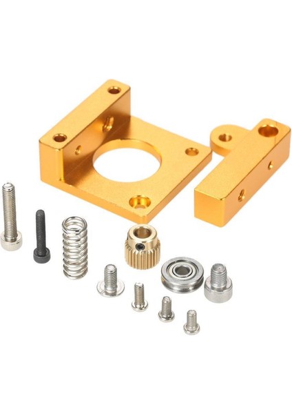 Mk8 Alüminyum 1.75MM Extruder Blok Seti - Sağ Kısa