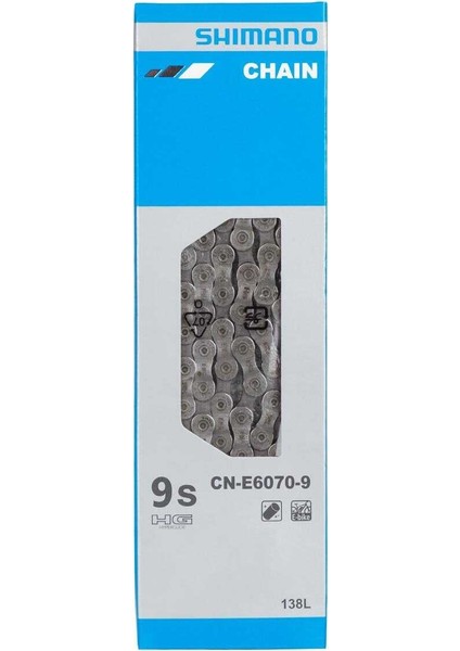 CN-E6070-9 9 Vites 138 Bakla E-Bıke Zincir