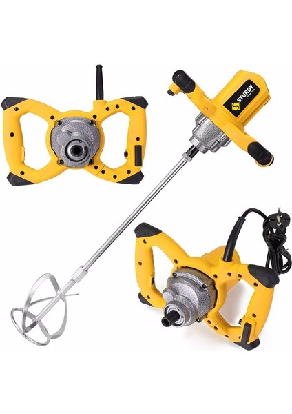 Power Tools 3600 Watt 6 Kademe Hız Ayarı Boya ve Harç Mikseri Karıştırıcı