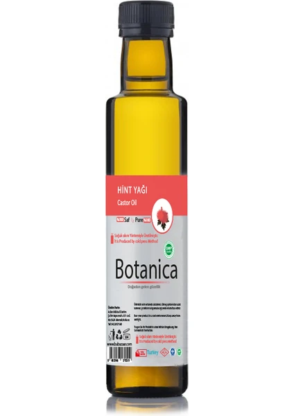 Hint Yağı - Ricinus Communis - ( Kabarık Ve Kıvırcık Saçlar İçin ) Saç Besleyici Bakım Yağı 250 Ml