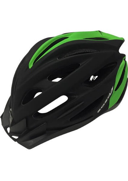 - Kask - HB31-A - Mat Siyah/yeşil - M