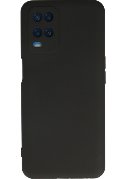 Oppo A54 4g Kılıf Lansman Içi Kadife Lüx Tasarım Silikon Kapak - Siyah