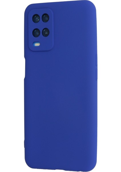 Oppo A54 4g Kılıf Yumuşak Dokulu Premium Silikon - Lacivert modelleri