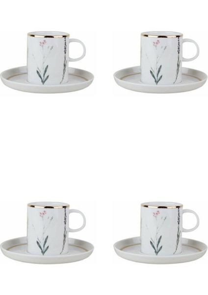 Botanical Tabaklı Çay Fincanı 200 cc 4'lü