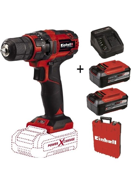 Tc-Cd 18/35 Li (2x5.2 Ah Plus Starter Kit) 18 V Akülü Vidalama Matkap Çantalı