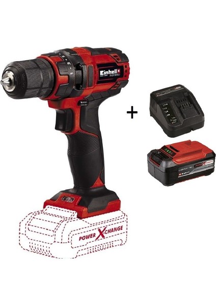 Tc-Cd 18/35 Li (1x5.2 Ah Plus Starter Kit) 18 V Akülü Vidalama Matkap