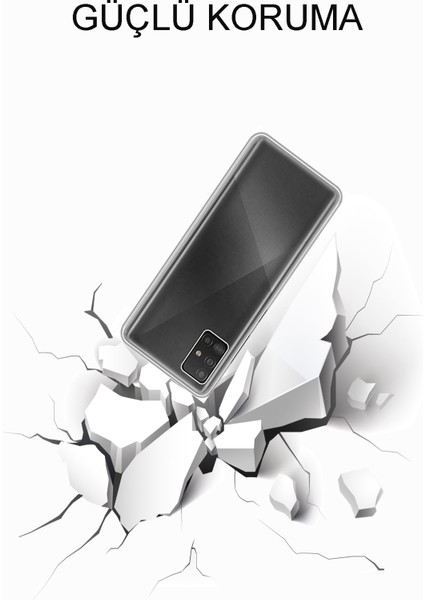 Samsung Galaxy A72 Kapak 360 Derece Ön ve Arka Tam Koruma Şeffaf Silikon Kılıf fiyatları