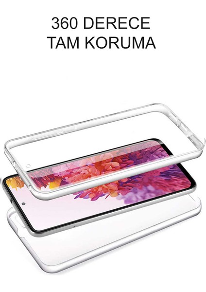 Samsung Galaxy A72 Kapak 360 Derece Ön ve Arka Tam Koruma Şeffaf Silikon Kılıf fırsatları