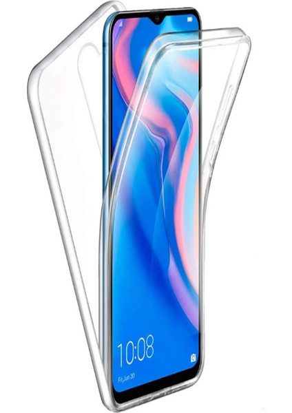 Xiaomi Redmi Note 8 Kapak 360 Derece Ön ve Arka Tam Koruma Şeffaf Silikon Kılıf