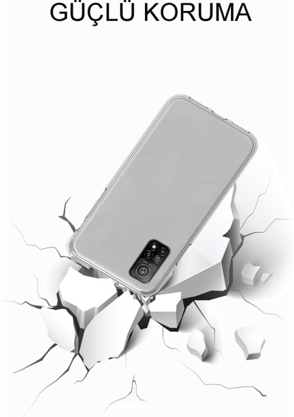 Xiaomi Redmi Note 8 Kapak 360 Derece Ön ve Arka Tam Koruma Şeffaf Silikon Kılıf