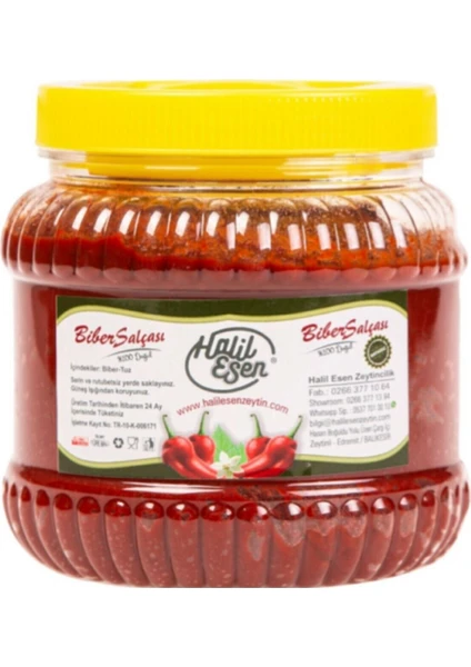 Halil Esen Biber Salçası (1.350GR.)