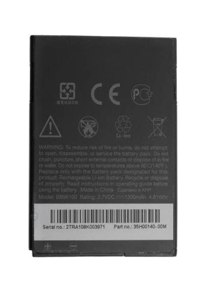 Htc Wildfire G8 (BB96100) Uyumlu Batarya Pil 1300 Mah