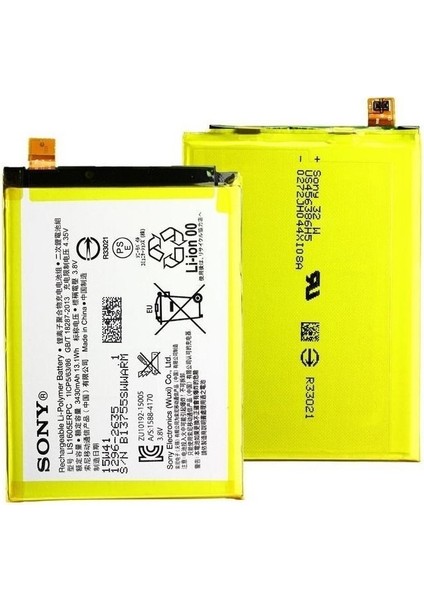 Sony Xperia Z5 Premium E6853 (LIS1605ERPC) Uyumlu Batarya Pil 2340 Mah