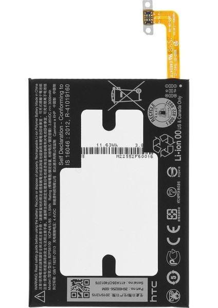 Htc One M10 (B2PS6100) Uyumlu Batarya Pil 3000 Mah