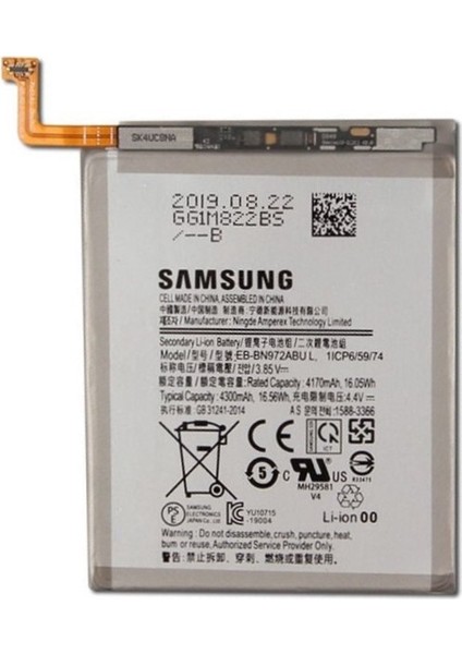 Samsung Galaxy Note 10+ Plus SM-N975F (EB-BN972ABU) Uyumlu Batarya Pil 4300MAH