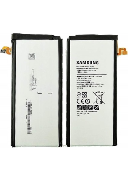 Samsung Galaxy A8 SM-A800 (EB-BA800ABE) Uyumlu Batarya Pil 3050MAH