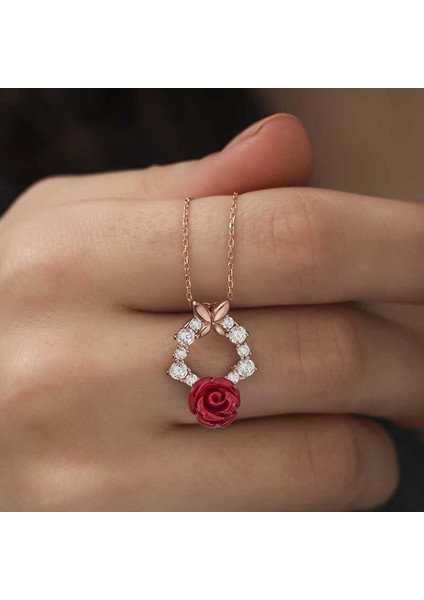 Kelebek Tasarımlı 925 Ayar Gümüş Kolye fiyatları