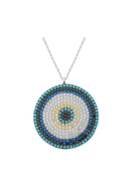 Nazar 925 Ayar Gümüş Kolye