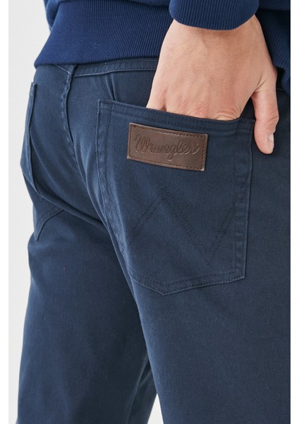 WRANGLER Erkek Mavi Arizona Straight Fit Normal Bel 5 Cep Esnek Pantolon