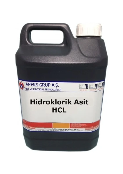 Hidroklorik Asit - (Hcl % 30 - 32) - 5 kg