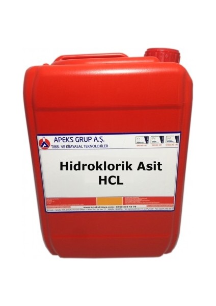 Hidroklorik Asit - (Hcl % 30 -32) - 10 kg