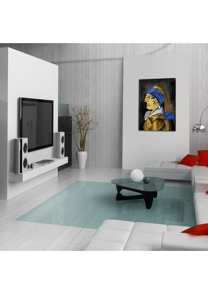 The Girl With Pearl Earring By Picasso Canvas modelleri