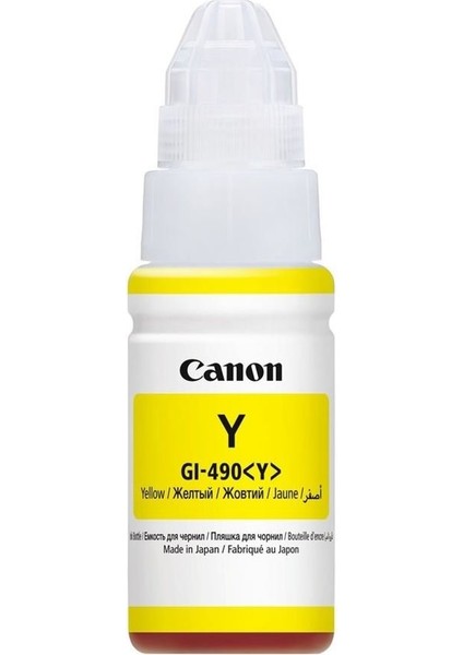 Canon GI-490Y,GI-590Y Yellow Mürekkep 70ML./SISE