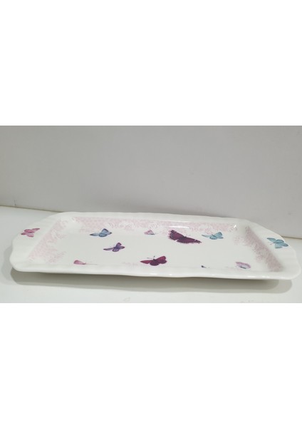 Roy Kırkham Butterfly Porselen Tepsi Fine Bone China 2012 England fiyatları